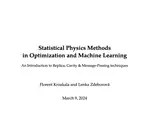 Statistical Physics Methods in Optimization and Machine Learning: An Introduction to Replica, Cavity & Message-Passing techniques